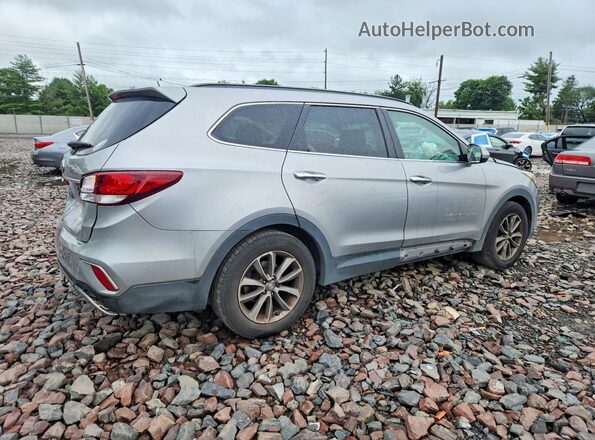 KM8SM4HF8KU305010 2019 HYUNDAI SANTA Silver Задня права чверть