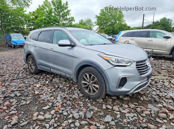 KM8SM4HF8KU305010 2019 HYUNDAI SANTA Silver Передня права чверть