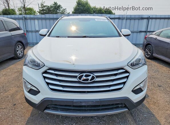 KM8SM4HFXGU137152 2016 HYUNDAI SANTA White Vista frontal