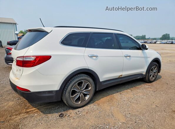 KM8SM4HFXGU137152 2016 HYUNDAI SANTA White Trasero derecho