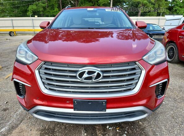 KM8SM4HFXHU212921 2017 HYUNDAI SANTA Red Դիմացի տեսք
