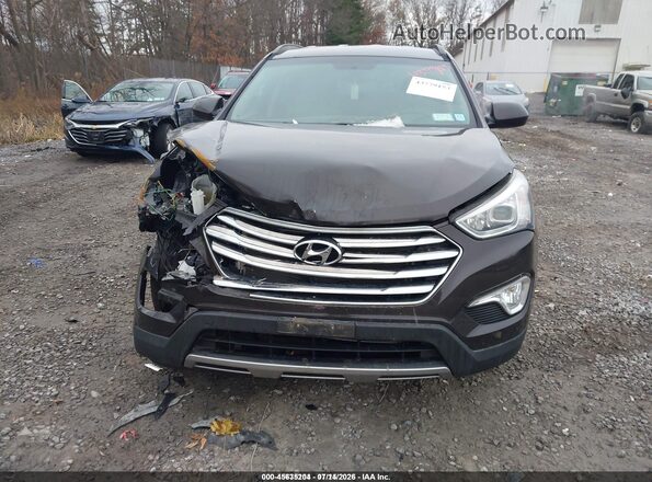 KM8SMDHF2GU145424 2016 HYUNDAI SANTA FE Brown Widok z przodu