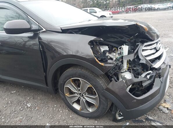KM8SMDHF2GU145424 2016 HYUNDAI SANTA FE Brown 