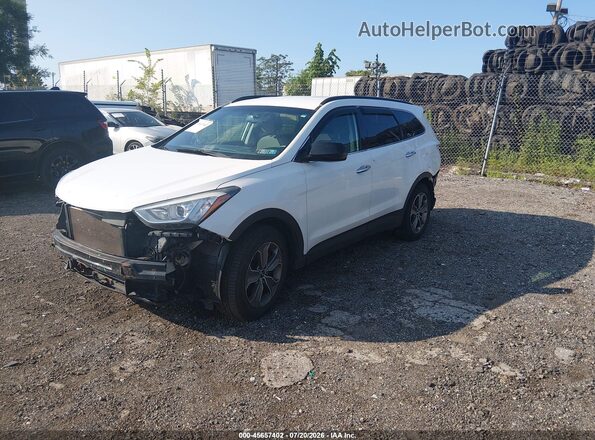KM8SMDHF2GU156102 2016 HYUNDAI SANTA FE White Vista tres cuartos delantera izquierda