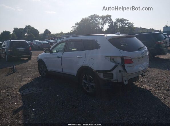 KM8SMDHF2GU156102 2016 HYUNDAI SANTA FE White Trasero izquierdo