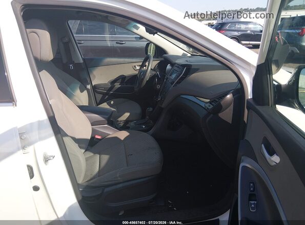 KM8SMDHF2GU156102 2016 HYUNDAI SANTA FE White Vista interior delantera