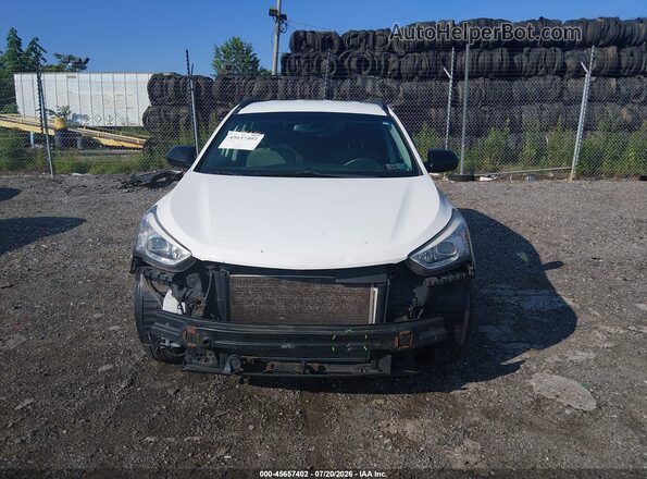 KM8SMDHF2GU156102 2016 HYUNDAI SANTA FE White Vista del cuadro de instrumentos