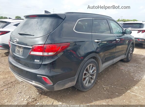 KM8SMDHF2HU239921 2017 HYUNDAI SANTA FE Black Tył prawy