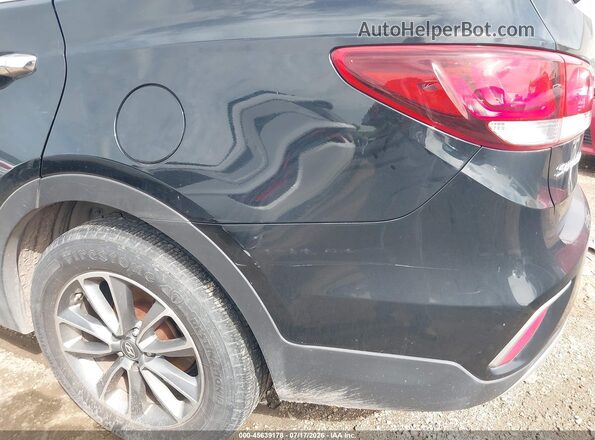 KM8SMDHF2HU239921 2017 HYUNDAI SANTA FE Black Widok z przodu