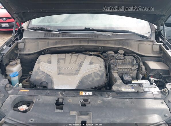 KM8SMDHF2HU239921 2017 HYUNDAI SANTA FE Black Widok z tyłu