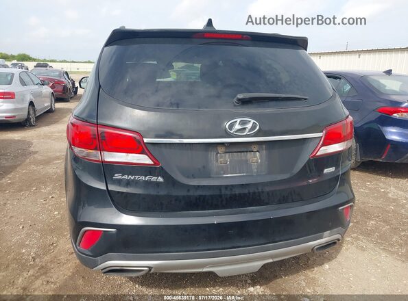KM8SMDHF2HU239921 2017 HYUNDAI SANTA FE Black 