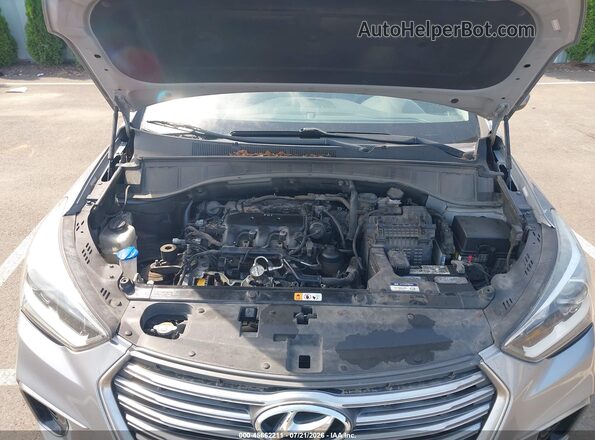 KM8SMDHF3HU223436 2017 HYUNDAI SANTA FE Silver უკანა ხედი
