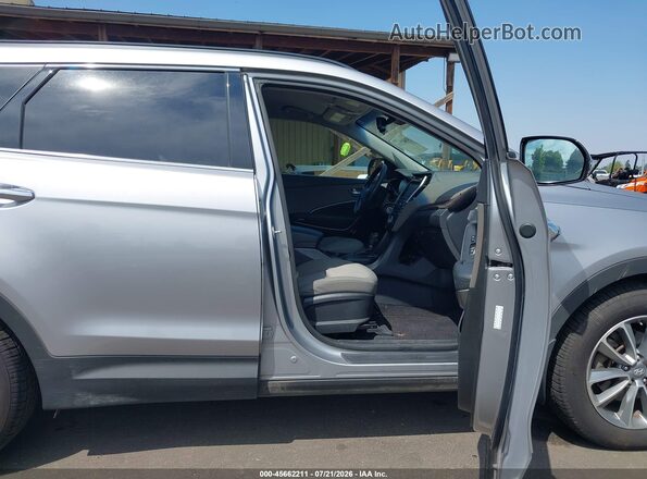 KM8SMDHF3HU223436 2017 HYUNDAI SANTA FE Silver წინა სალონის ხედი