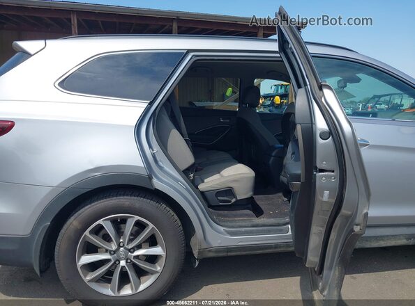 KM8SMDHF3HU223436 2017 HYUNDAI SANTA FE Silver VIN კოდის სტიკერის ხედი