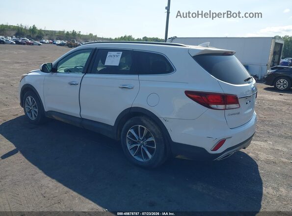 KM8SMDHF3HU251978 2017 HYUNDAI SANTA FE Белый Задняя левая четверть