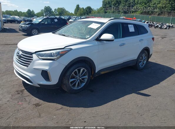 KM8SMDHF3HU251978 2017 HYUNDAI SANTA FE Белый Передняя левая четверть