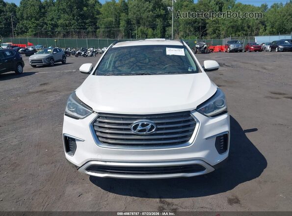 KM8SMDHF3HU251978 2017 HYUNDAI SANTA FE Белый Вид щитка приборов