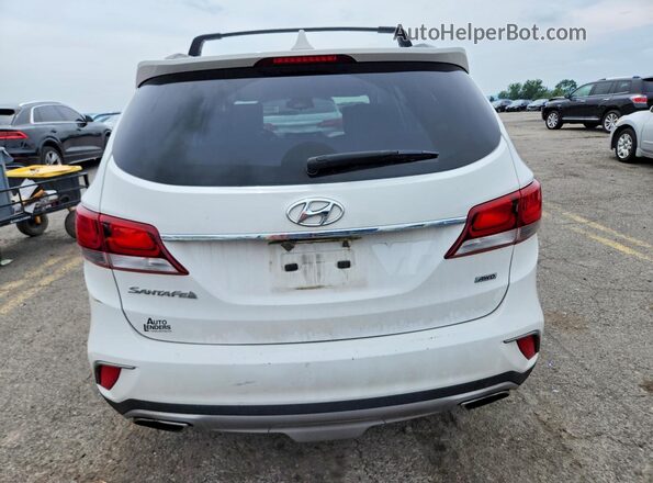 KM8SMDHF4HU228239 2017 HYUNDAI SANTA White უკანა ხედი