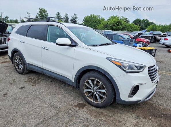 KM8SMDHF4HU228239 2017 HYUNDAI SANTA White წინა მარჯვენა