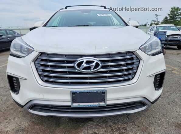 KM8SMDHF4HU228239 2017 HYUNDAI SANTA White წინა ხედი