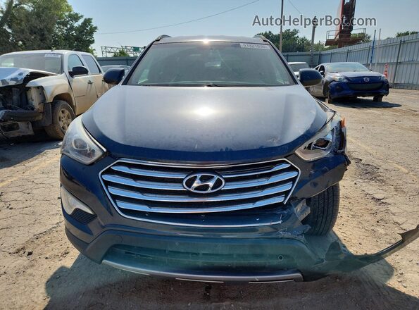 KM8SMDHF5GU129492 2016 HYUNDAI SANTA Blue Вид спереду