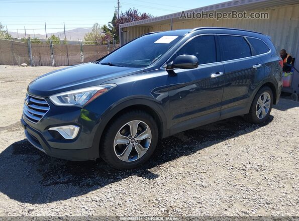 KM8SMDHF5GU151637 2016 HYUNDAI SANTA FE Blue წინა მარცხენა ხედი სამი მეოთხედიდან