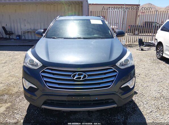 KM8SMDHF5GU151637 2016 HYUNDAI SANTA FE Blue ხელსაწყოთა პანელის ხედი