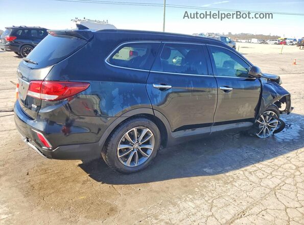 KM8SMDHF5HU169587 2017 HYUNDAI SANTA Black Rear right