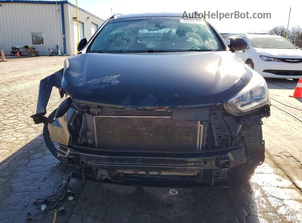 KM8SMDHF5HU169587 2017 HYUNDAI SANTA Black Front view