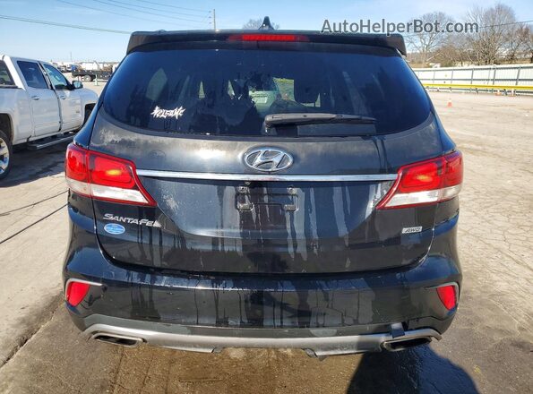KM8SMDHF5HU169587 2017 HYUNDAI SANTA Black Rear view