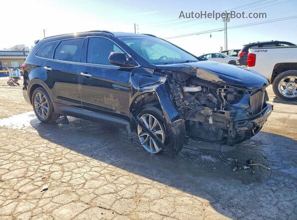 KM8SMDHF5HU169587 2017 HYUNDAI SANTA Black Front right