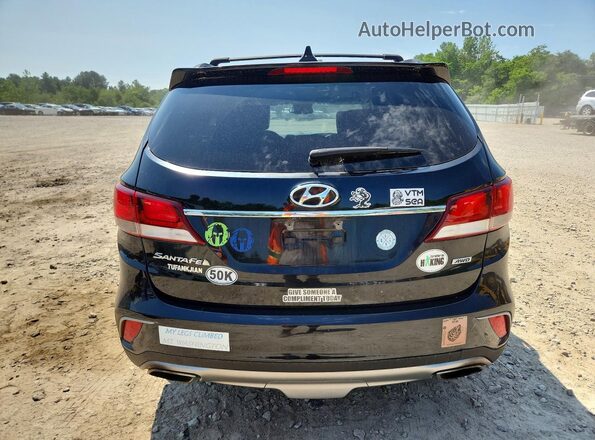 KM8SMDHF5HU182579 2017 HYUNDAI SANTA Black Հետևի տեսք