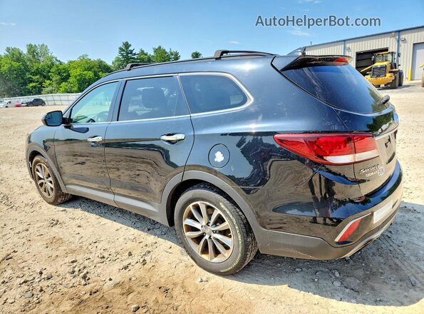 KM8SMDHF5HU182579 2017 HYUNDAI SANTA Black Հետևի ձախ