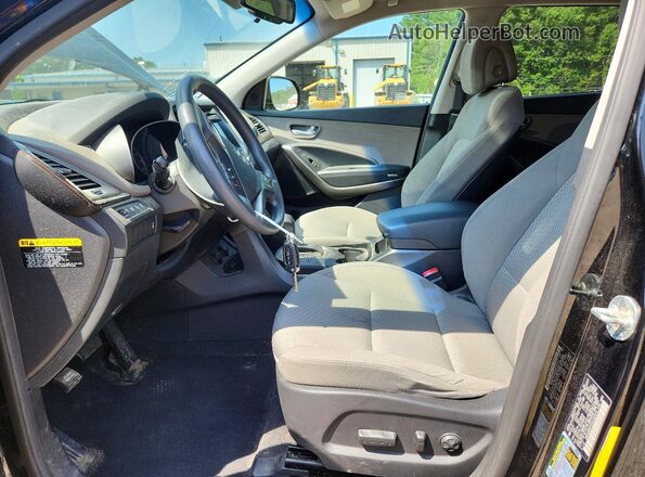KM8SMDHF5HU182579 2017 HYUNDAI SANTA Black Սալոնի դիմացի տեսք