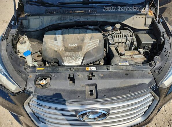 KM8SMDHF5HU182579 2017 HYUNDAI SANTA Black Շարժիչի բաժամունքի տեսք