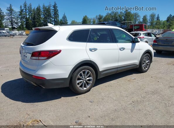 KM8SMDHF5HU218643 2017 HYUNDAI SANTA FE White Հետևի աջ