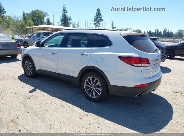 KM8SMDHF5HU218643 2017 HYUNDAI SANTA FE White Հետևի ձախ