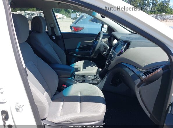 KM8SMDHF5HU218643 2017 HYUNDAI SANTA FE White Սալոնի դիմացի տեսք