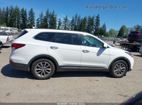 KM8SMDHF5HU218643 2017 HYUNDAI SANTA FE White Սալոնի հետևի տեսք