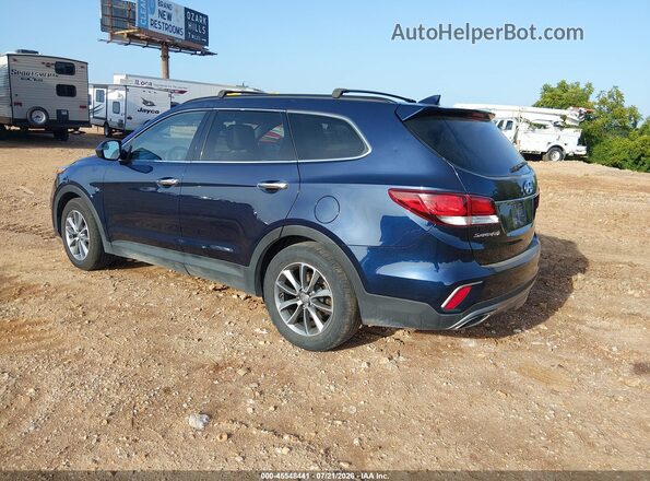 KM8SMDHF5HU244837 2017 HYUNDAI SANTA FE Blue უკანა მარცხენა