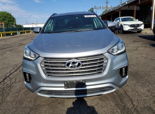 KM8SMDHF6HU207442 2017 HYUNDAI SANTA Silver Widok z przodu