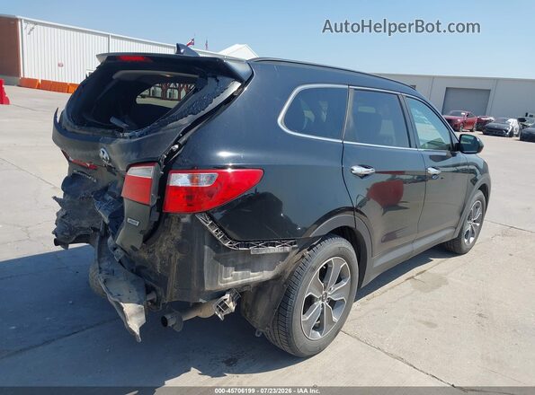 KM8SMDHF7GU161344 2016 HYUNDAI SANTA FE Black Հետևի աջ