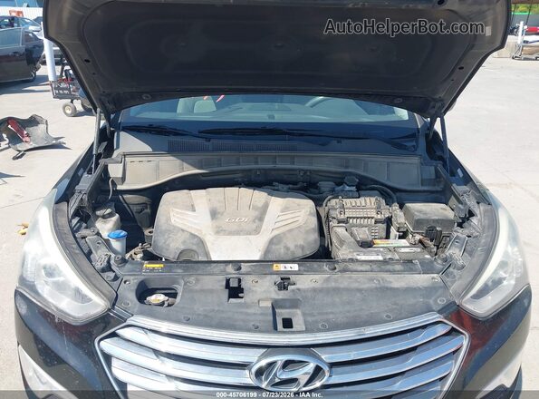 KM8SMDHF7GU161344 2016 HYUNDAI SANTA FE Black Հետևի տեսք