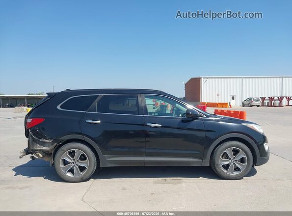 KM8SMDHF7GU161344 2016 HYUNDAI SANTA FE Black Սալոնի 360 աստիճան տեսք