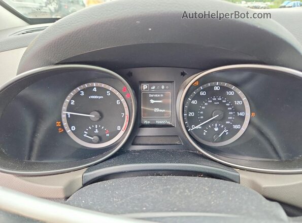 KM8SMDHF7JU271947 2018 HYUNDAI SANTA Silver Սարքավորումների վահանակի տեսք