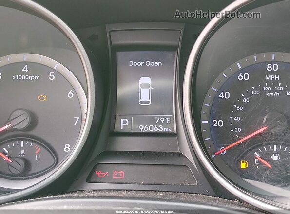 KM8SMDHF8GU152071 2016 HYUNDAI SANTA FE Gray 