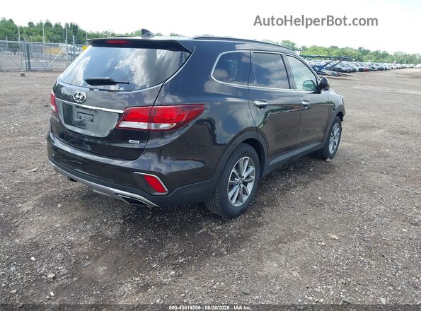 KM8SMDHF8HU199151 2017 HYUNDAI SANTA FE Black Հետևի աջ