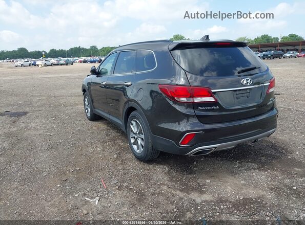 KM8SMDHF8HU199151 2017 HYUNDAI SANTA FE Black Հետևի ձախ