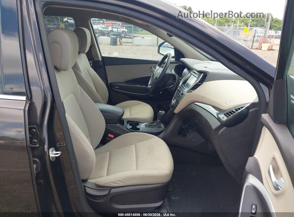 KM8SMDHF8HU199151 2017 HYUNDAI SANTA FE Black Սալոնի դիմացի տեսք