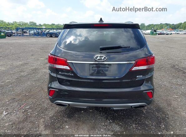 KM8SMDHF8HU199151 2017 HYUNDAI SANTA FE Black 